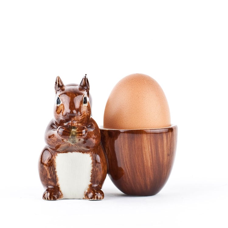 Squirrel with Egg Cup