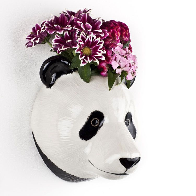 【Quail Ceramics】Panda Wall Vase