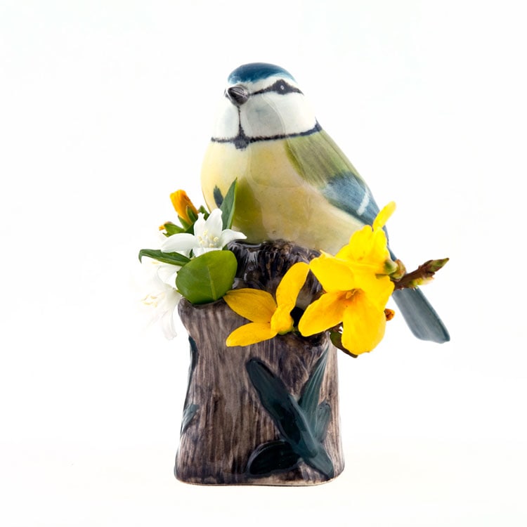 Blue Tit Bud Vase