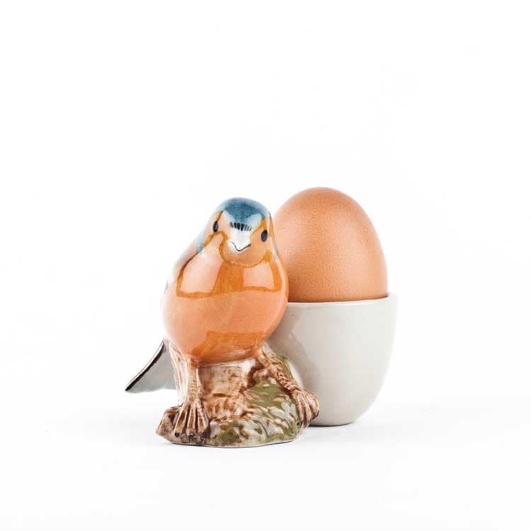 【Quail Ceramics】Chaffinch with Egg Cup