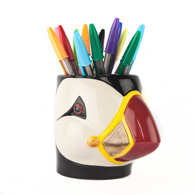 【Quail Ceramics】Puffin Pencil Pot