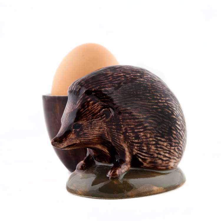 【Quail Ceramics】Hedgehog with Egg Cup