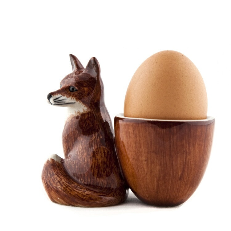 Fox with Egg Cup
