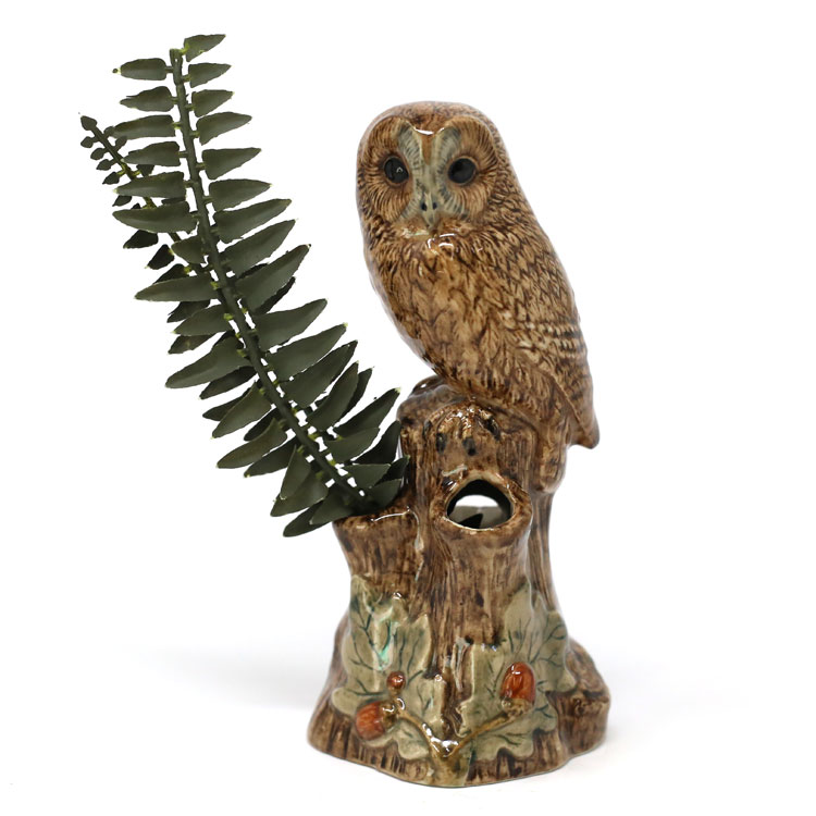 【Quail Ceramics】Tawny Owl Bud Vase