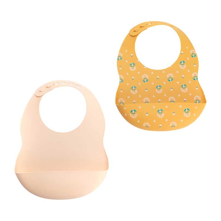 Bib Set -YELLOWxBEIGE-