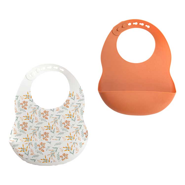 Bib Set -WHITExORANGE-