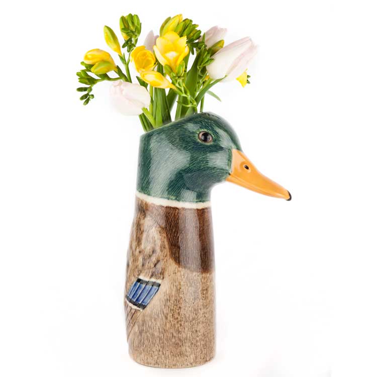 【Quail Ceramics】Mallard Flower Vase