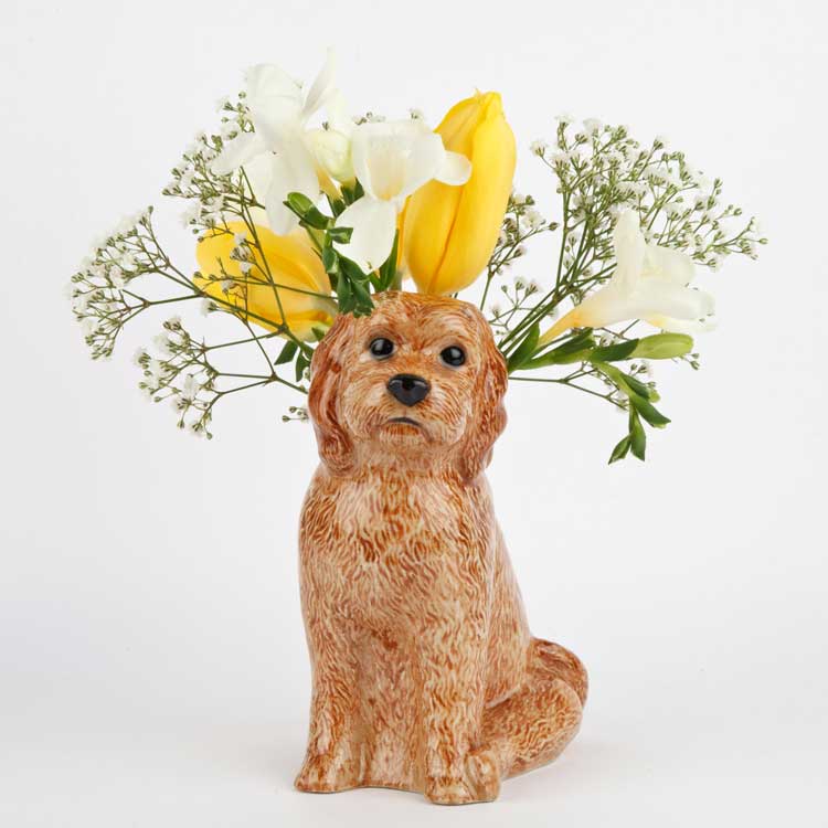 【Quail Ceramics】Cockapoo Flower Vase(Sサイズ)