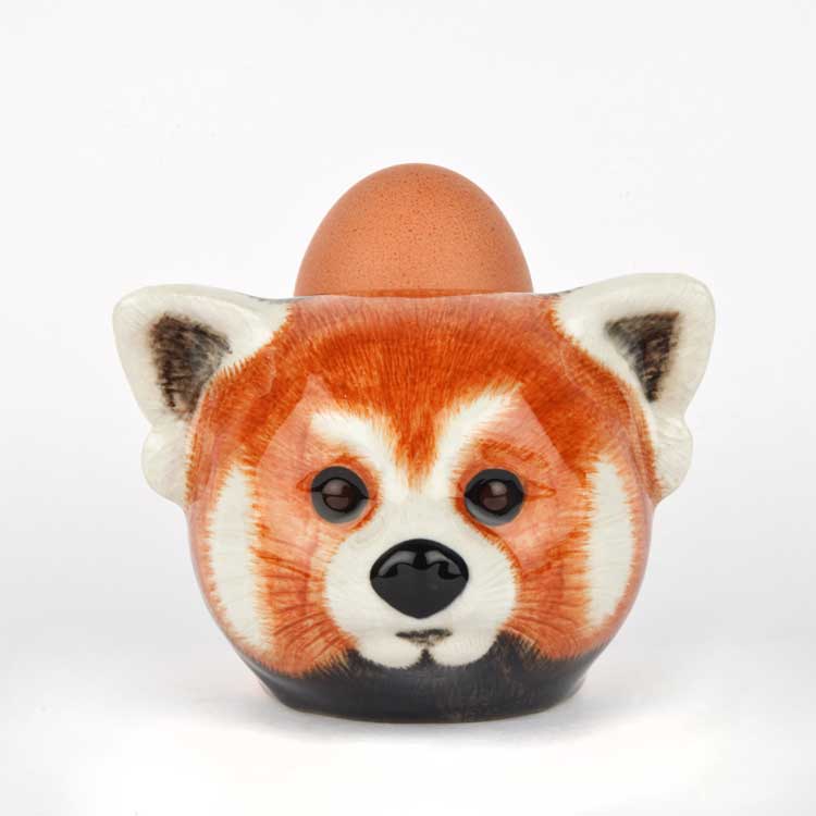 【Quail Ceramics】RedPanda Face Egg Cup