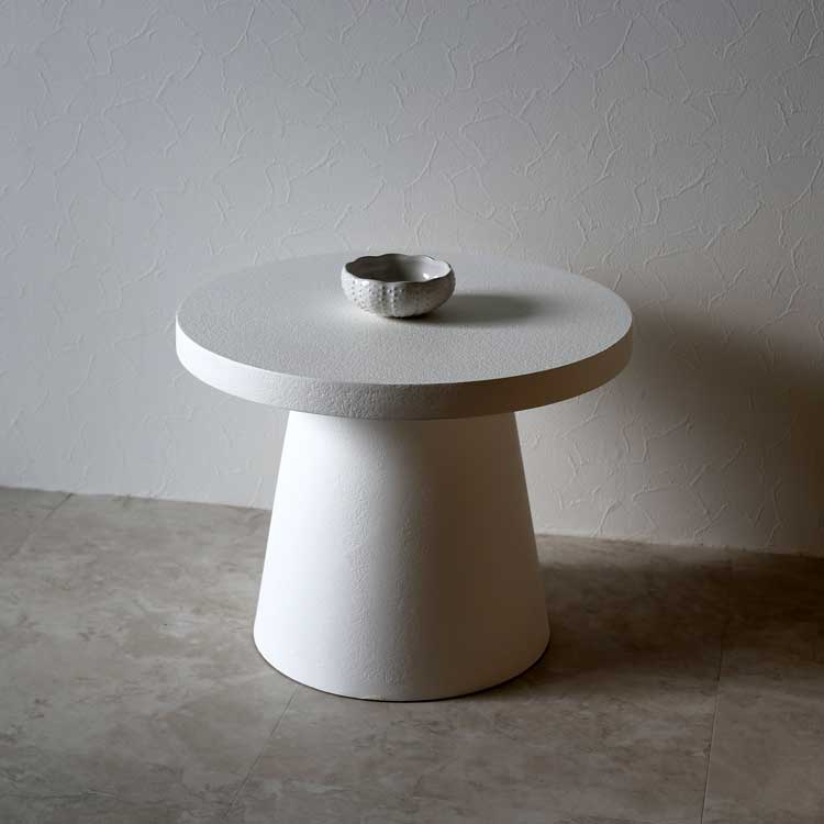 Stone-like Round Table