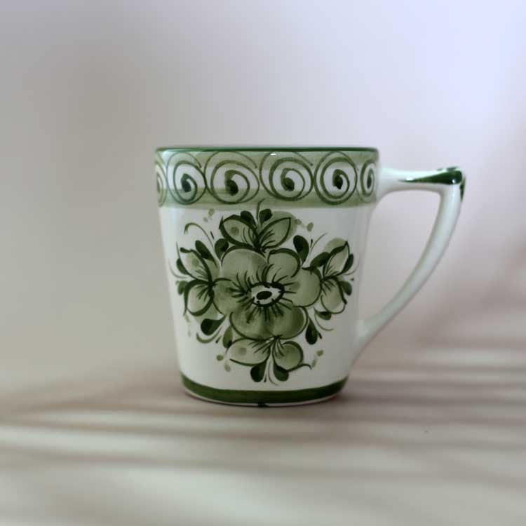 Azulejo Floral Mug -Green-