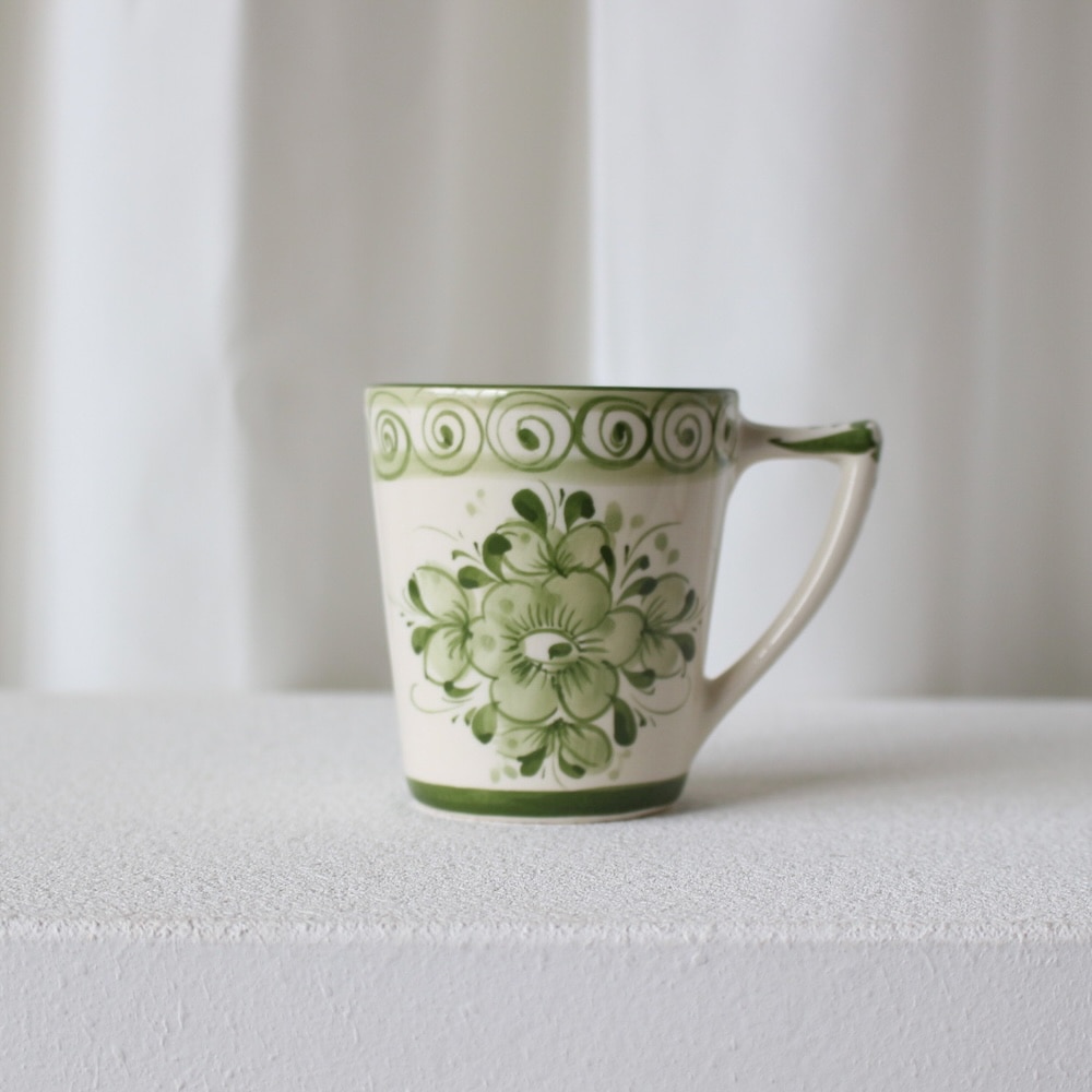 Azulejo Floral Mug -Green-