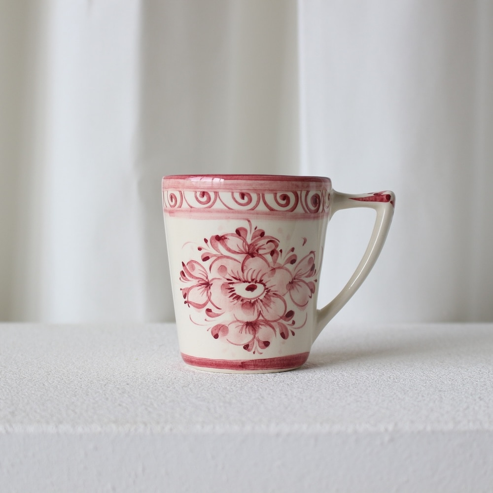 Azulejo Floral Mug -Pink-