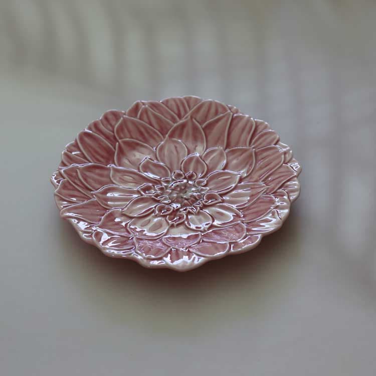 マリアフラワーのお皿 ｜ボルダロピニェイロ Bordallo Pinheiro