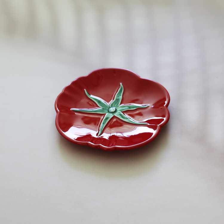 Tomato Dessert Plate (16cm)