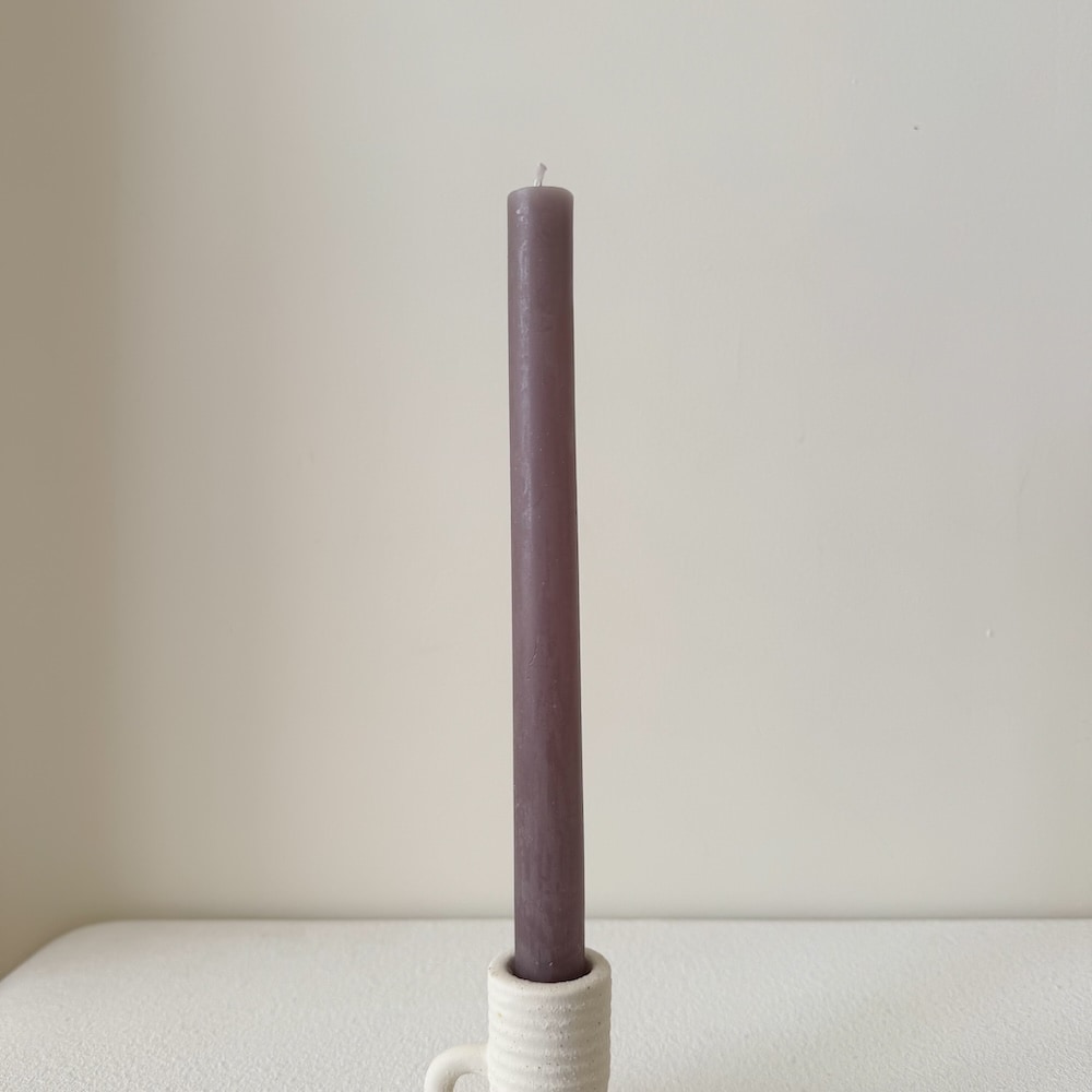 Torch Candle -Taupe-