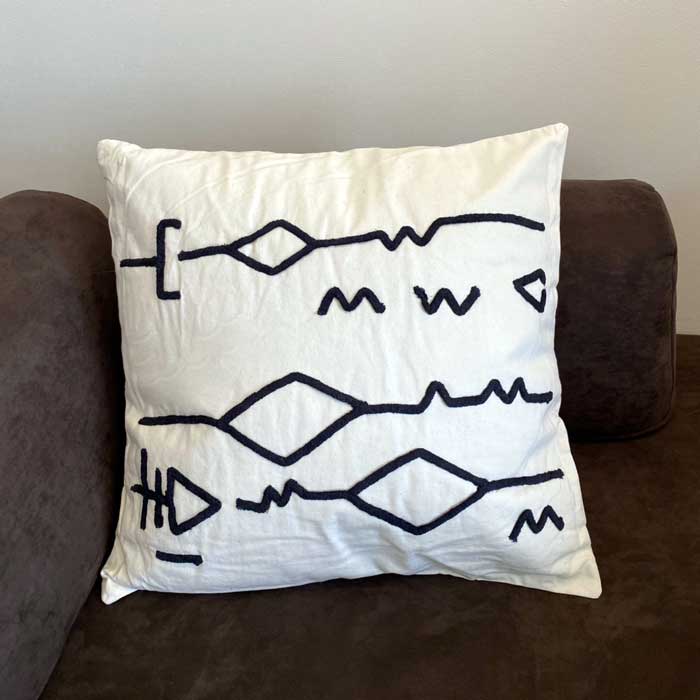 Cushion Dakar 45x45cm -Black-