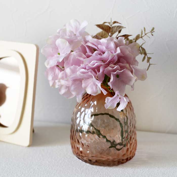 Suzanne Glass Vase -Amber-