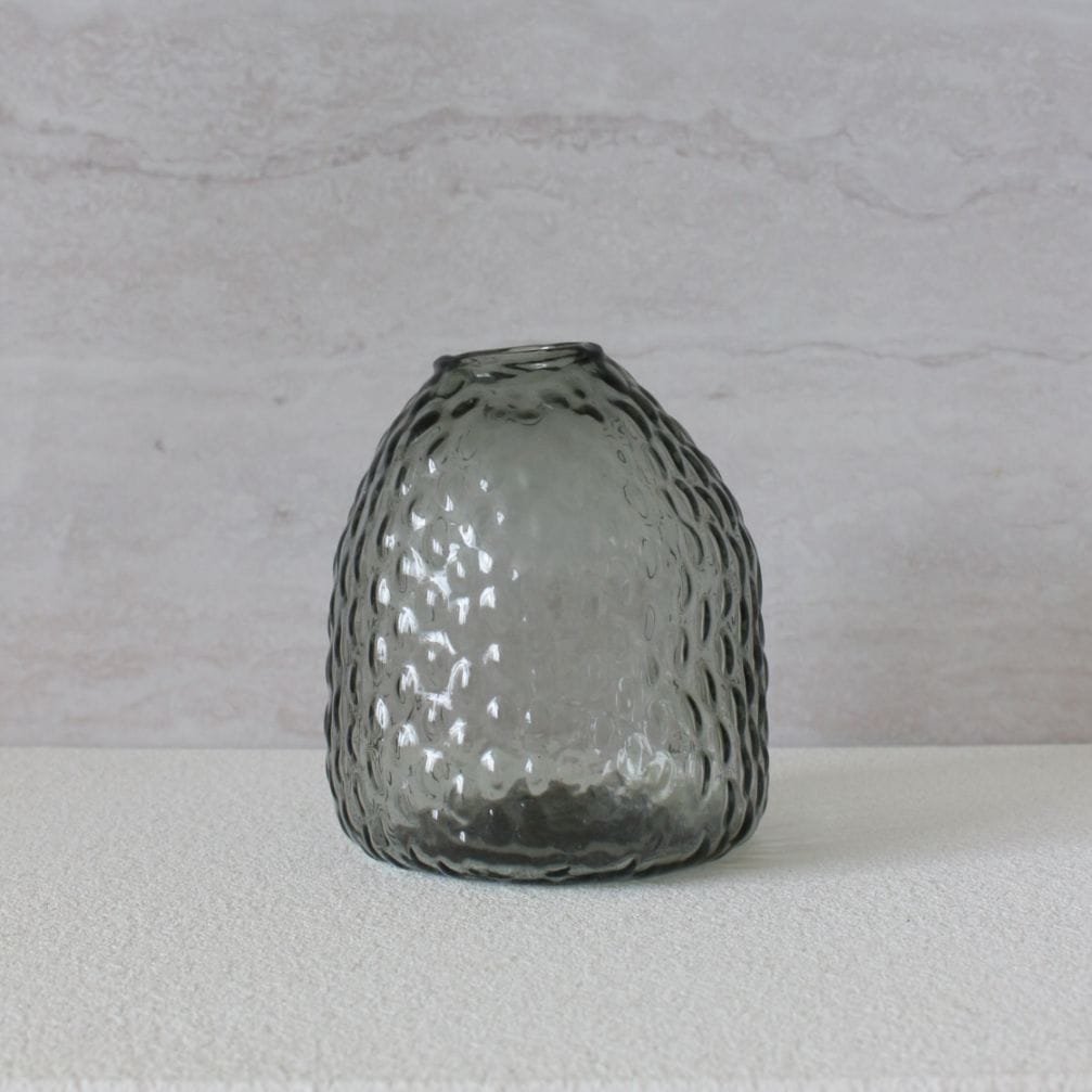 Suzanne Glass Vase -Grey-