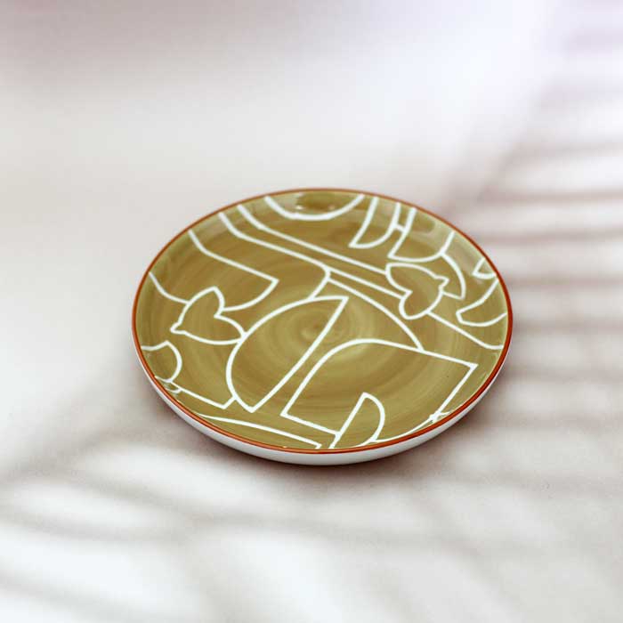 Dessert Plate -Ambre-