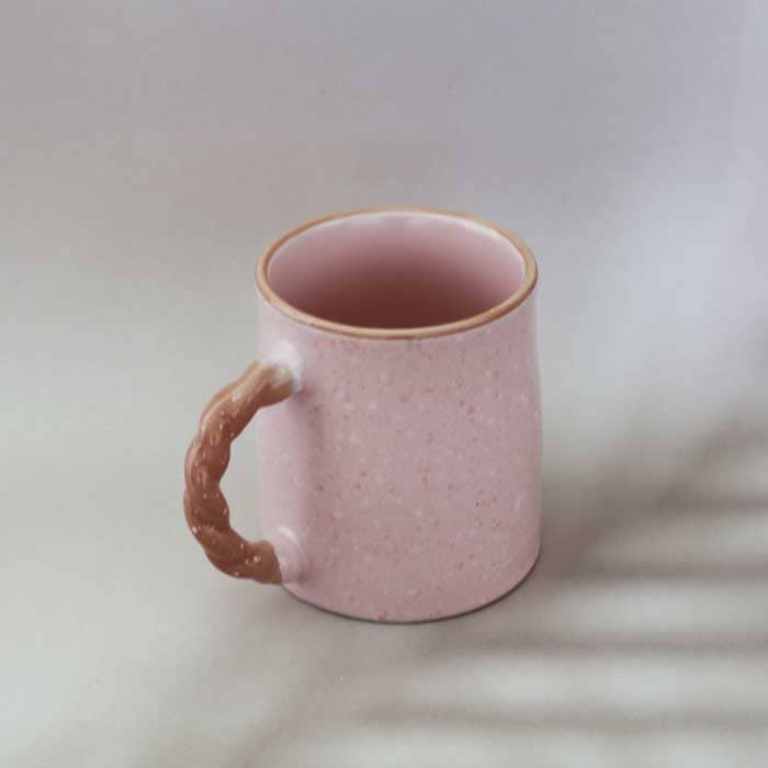 Cadiz Ceramic Mug -Light Pink-