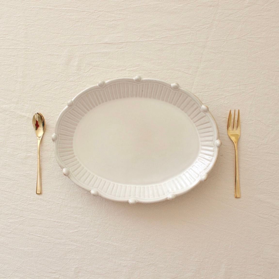 Bistrot Ceramic Oval Plate