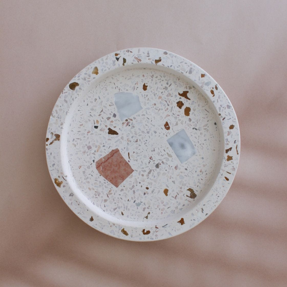 Arno Terrazzo Candle Plate (M)