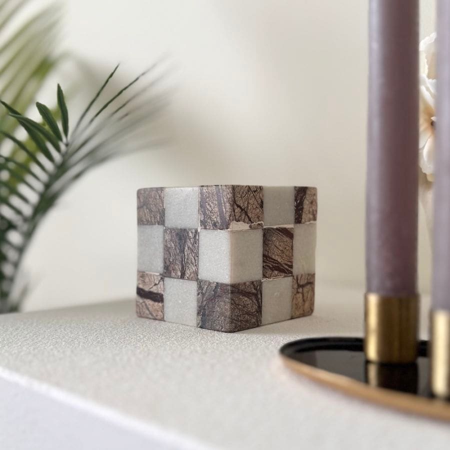 Cubo Marble Sculpture