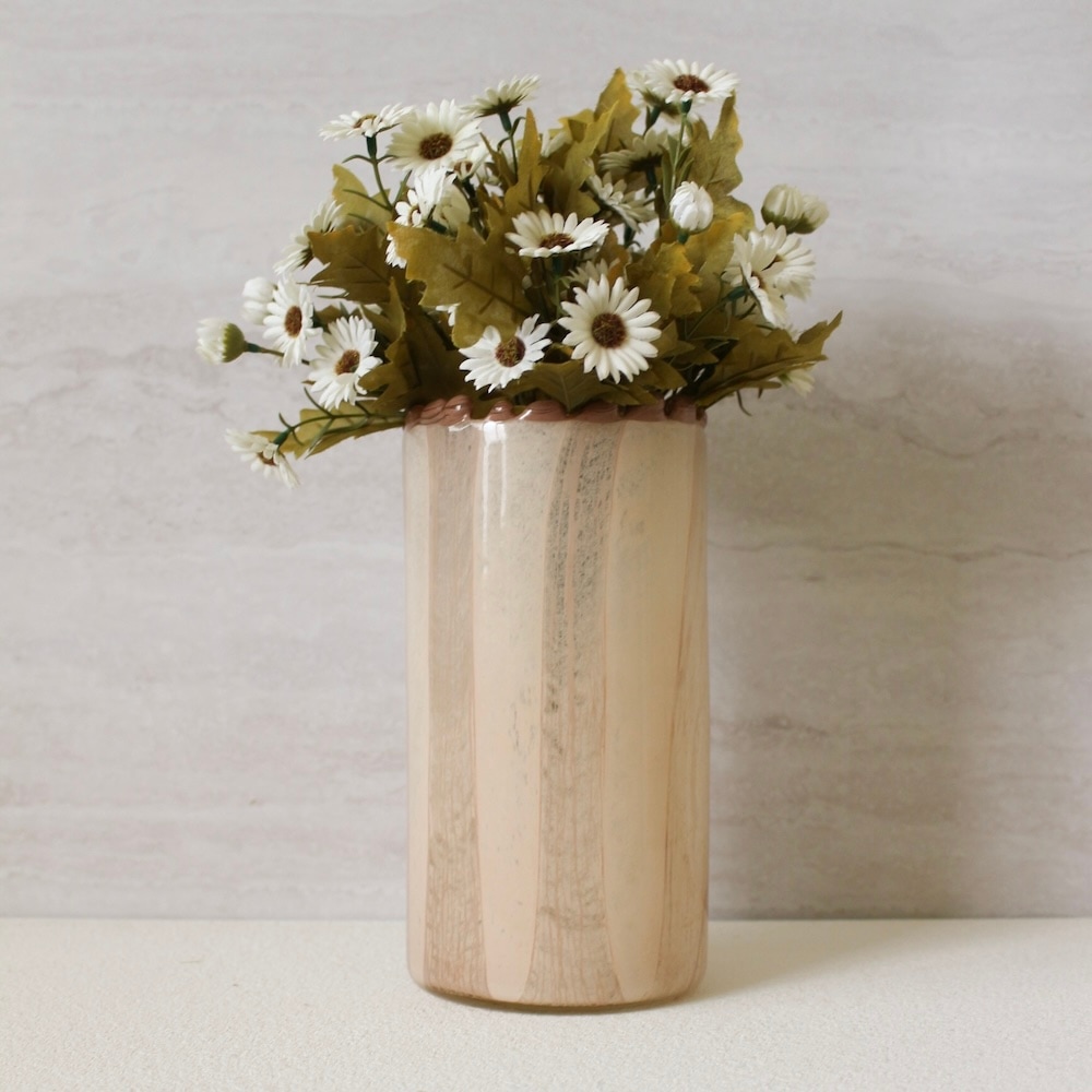 Pettine Stripe Glass Vase