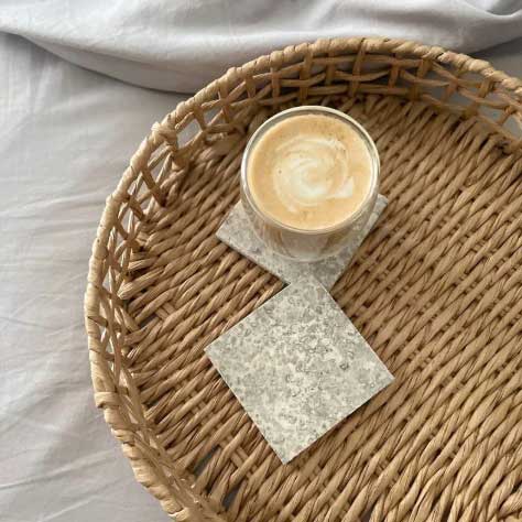 MARBLE COASTER BLVCK PARIS 大理石マーブルコースター MARBLE COASTER BLVCK PARIS 大理石マーブルコースターの通販 by
