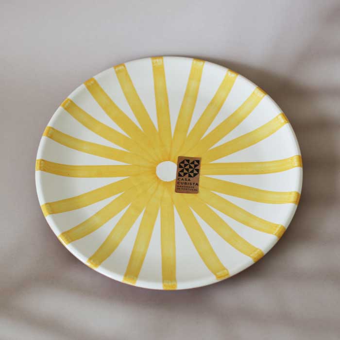 Ray Small Plate -Tangerine- (22.5cm)