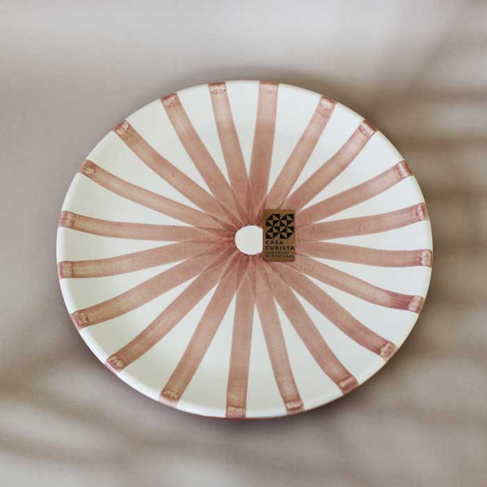 Ray Small Plate -Terracotta- (22.5cm)