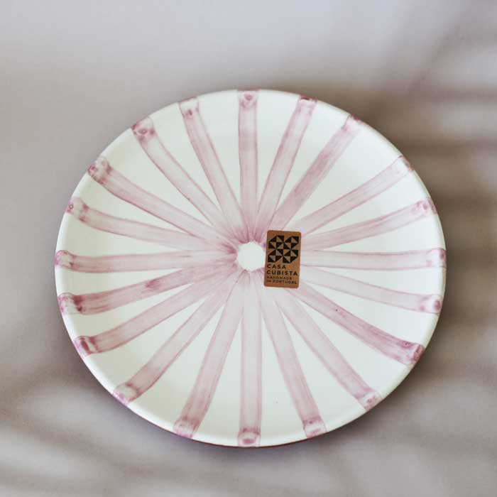 Ray Small Plate -Mauve- (22.5cm)