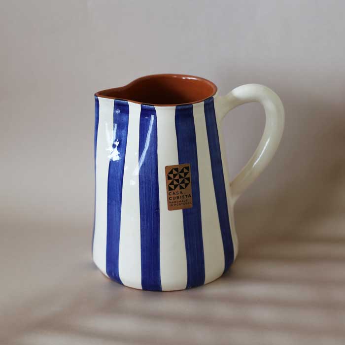Bold Stripe Large Jug -Blue- (1.0l)