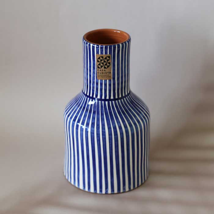Large Garafe Vase -Blue-