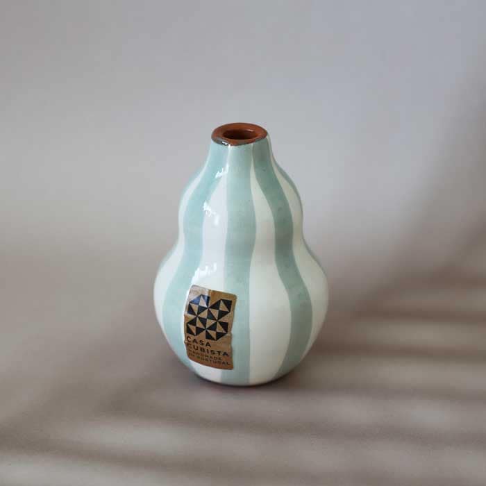 Small Gourd Vase -Sage-