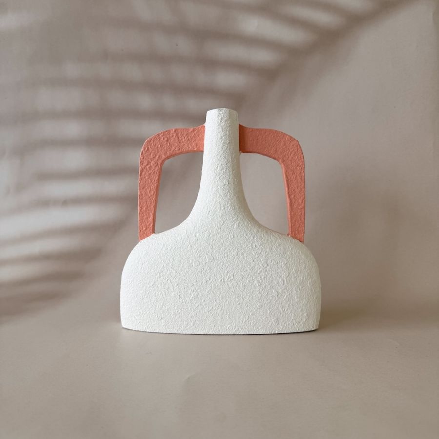 Wood Vase -with 2 Constrasting-