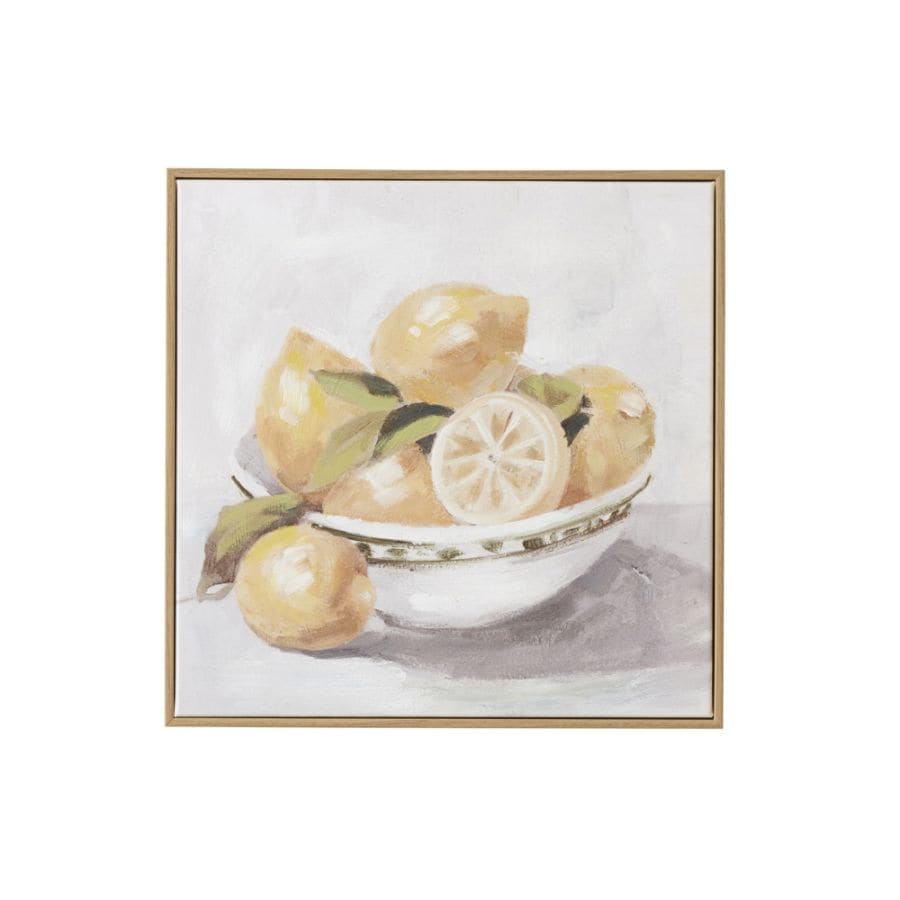 オーストラリア直輸入オークフレーム絵画｜Coast to Coast 油絵 レモン