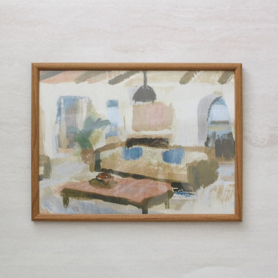 Clarke Frame Glass Print / 2026 SS
