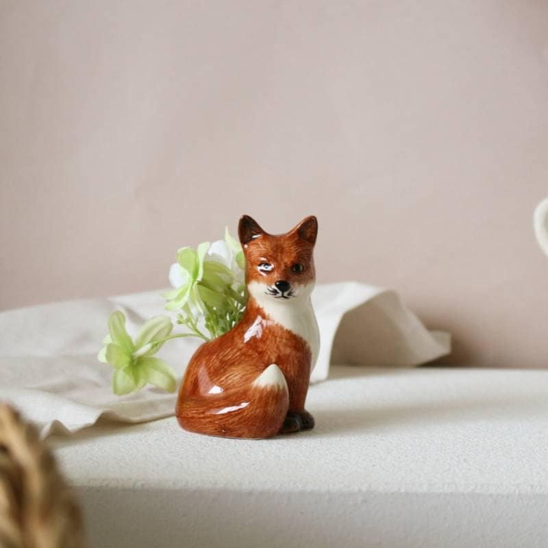 Fox Bud Vase