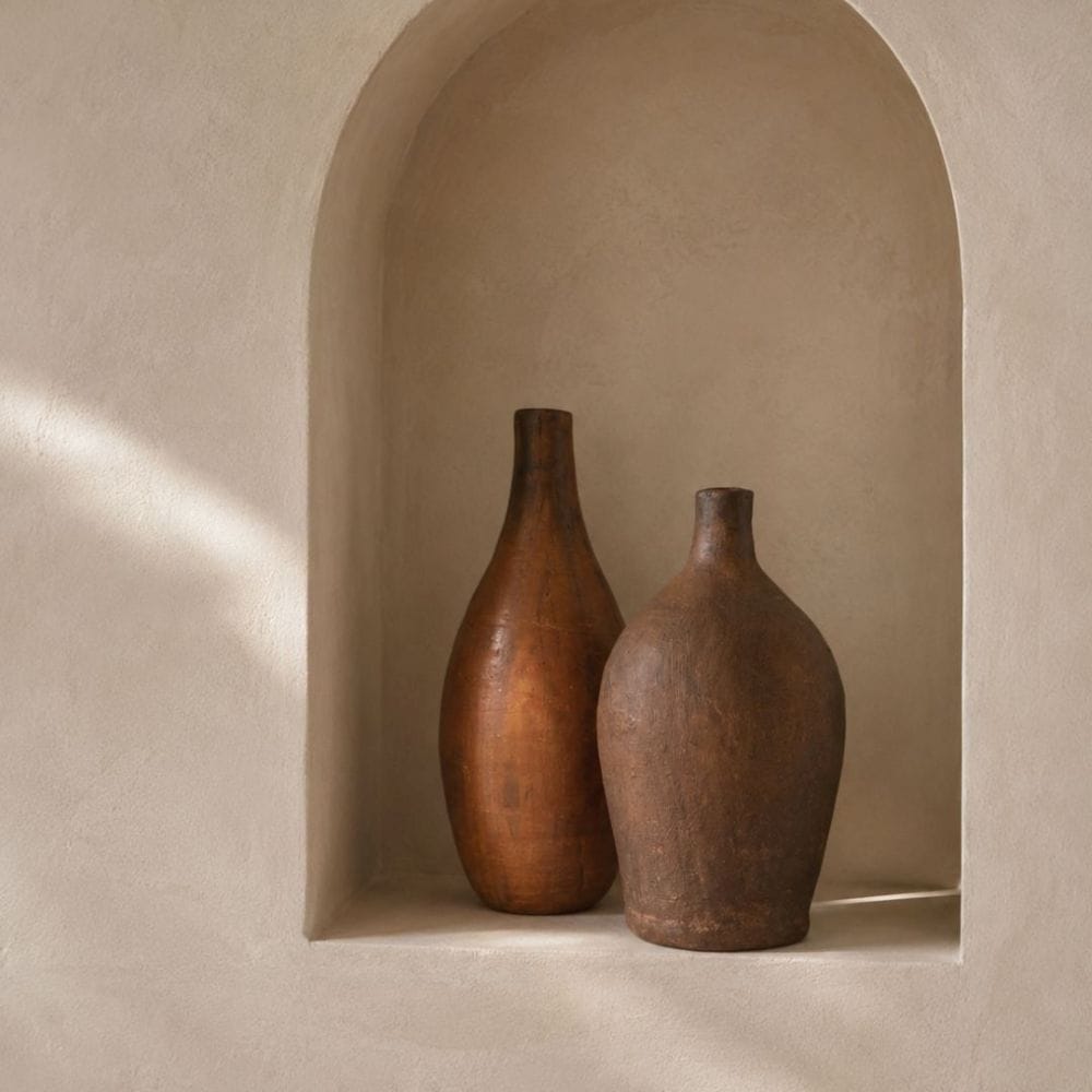 Terracotta vase