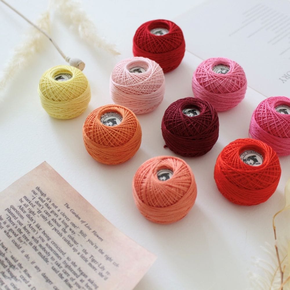 Kalocsa embroidery thread -warm-