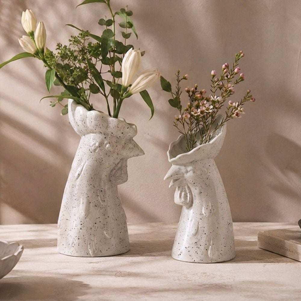 Rooster Vase