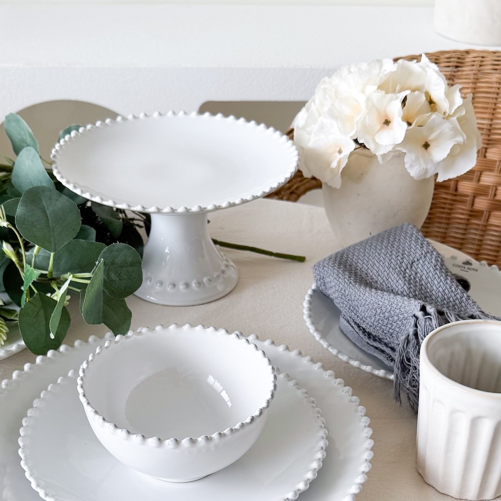 PEARL Footed Plate S