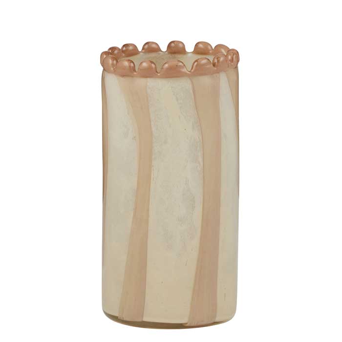【予約販売】Pettine Stripe Glass Vase