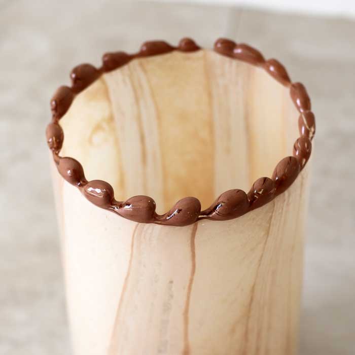 【予約販売】Pettine Stripe Glass Vase