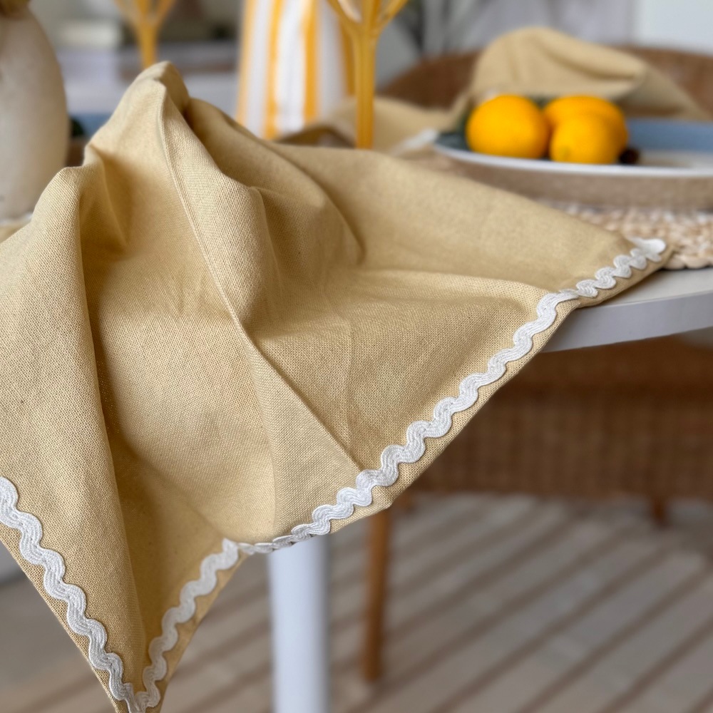 4sets Orla Cotton Napkin (Butter)