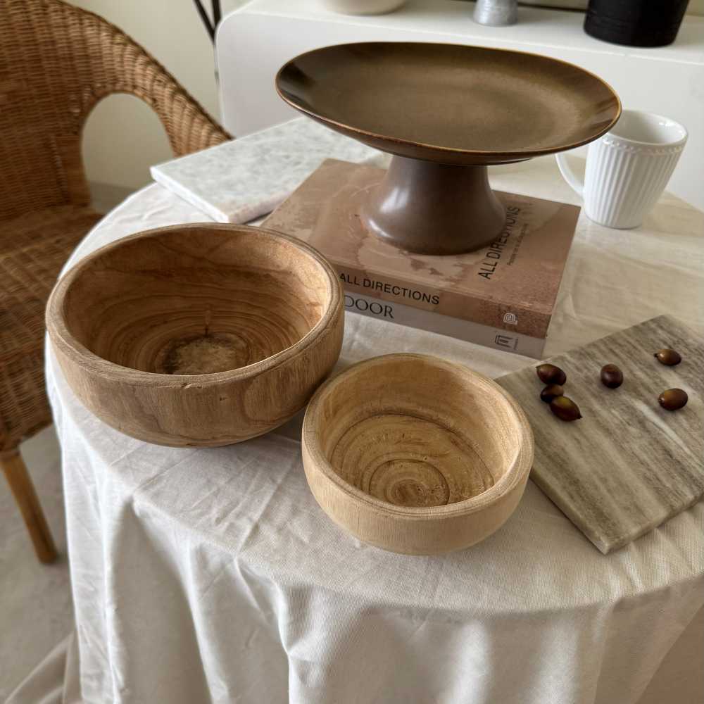 木製 ボウル オブジェ ウッド トレイ 置物 小物入れ トレー 天然木