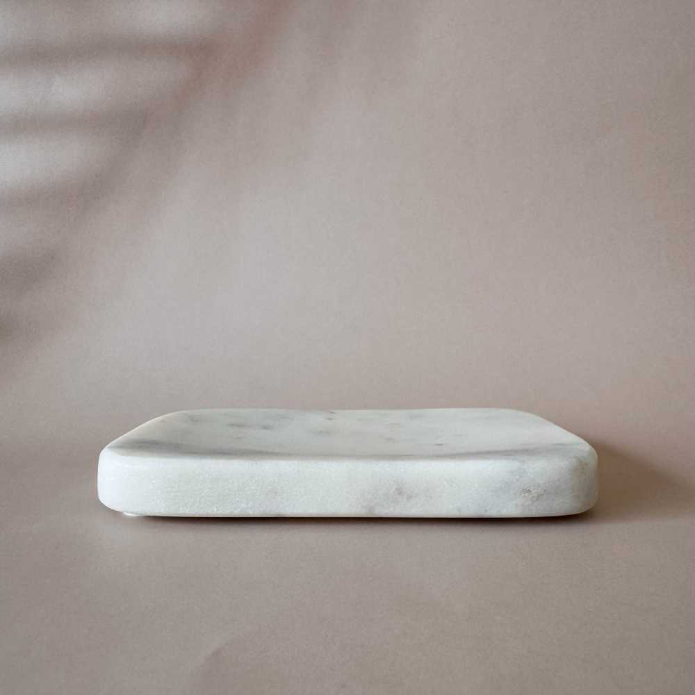 Marble soap dish