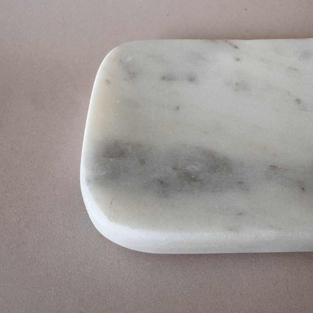 Marble soap dish